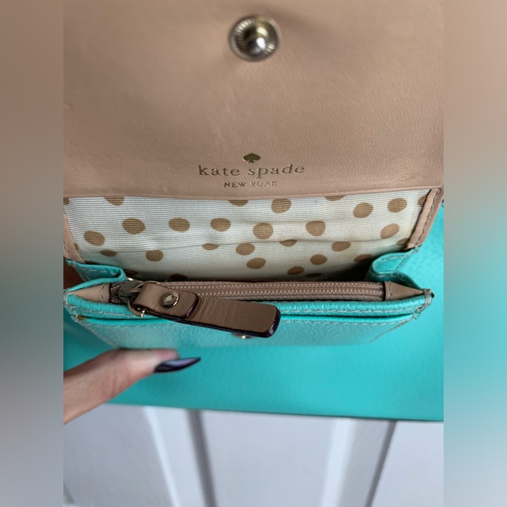 Kate Spade Turquoise Bag and Wallet w/ Dust bag - Picture 16 of 16